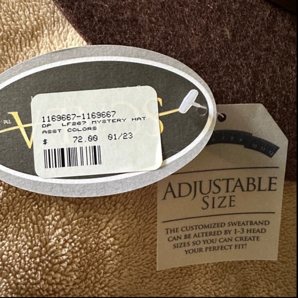 Scala Felt Safari Fedora Hat - Picture 6 of 6